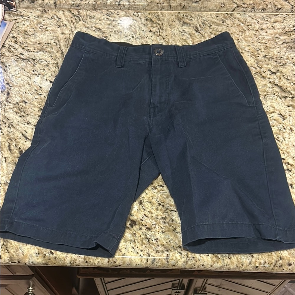 Volcom Blue Flat Front Shorts Versatile Summer Essential